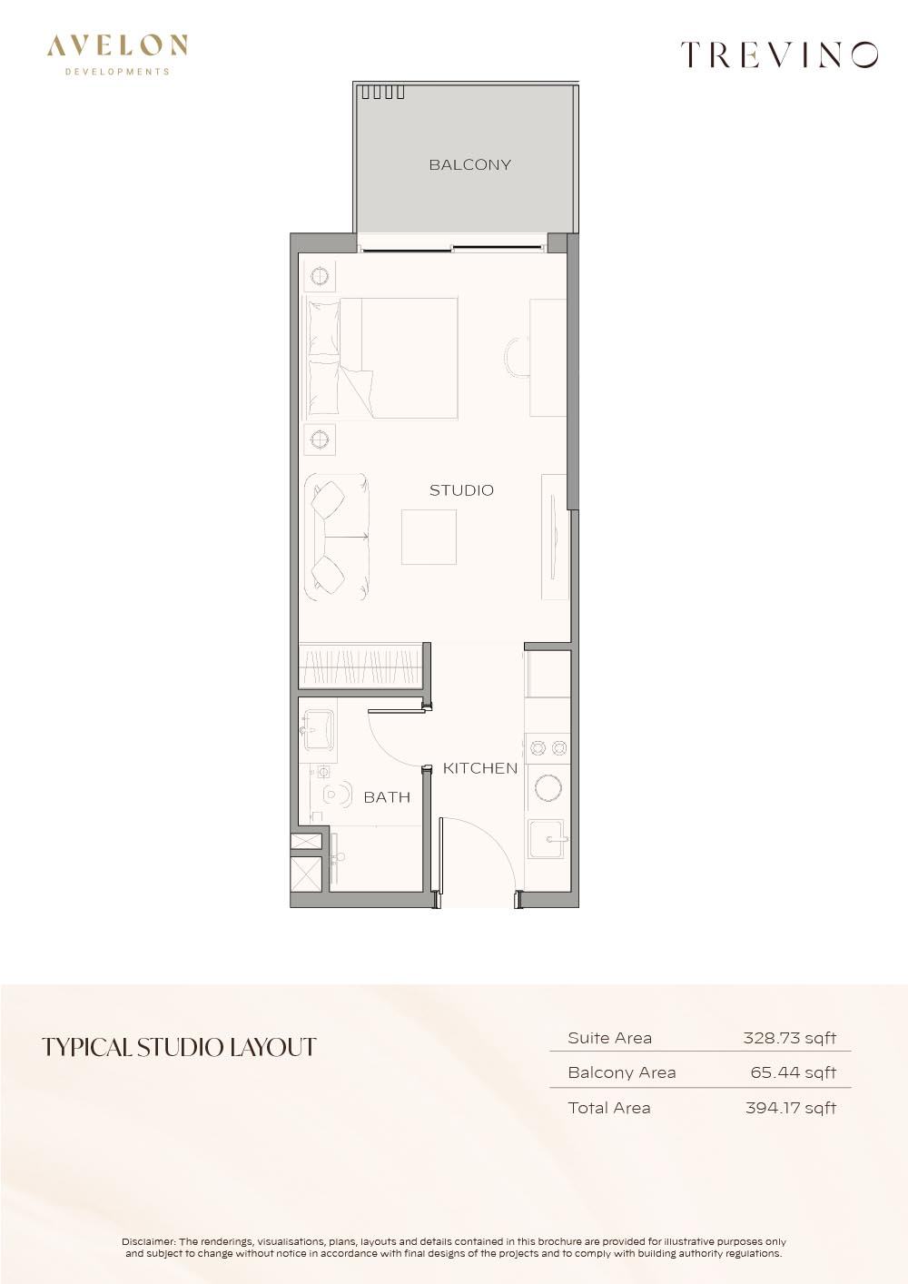 Trevino at JVC Floor plan 1