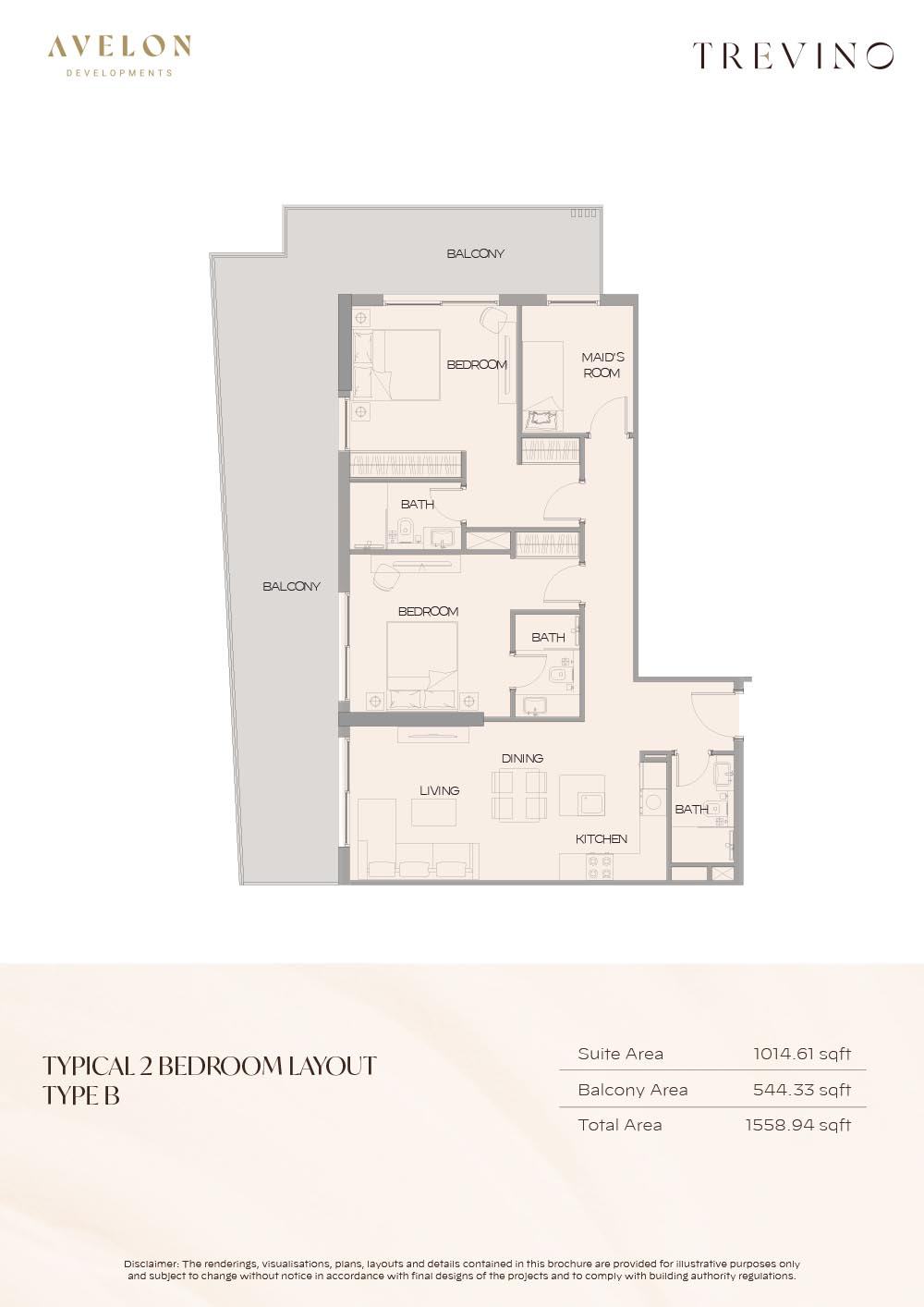 Trevino at JVC Floor plan 4
