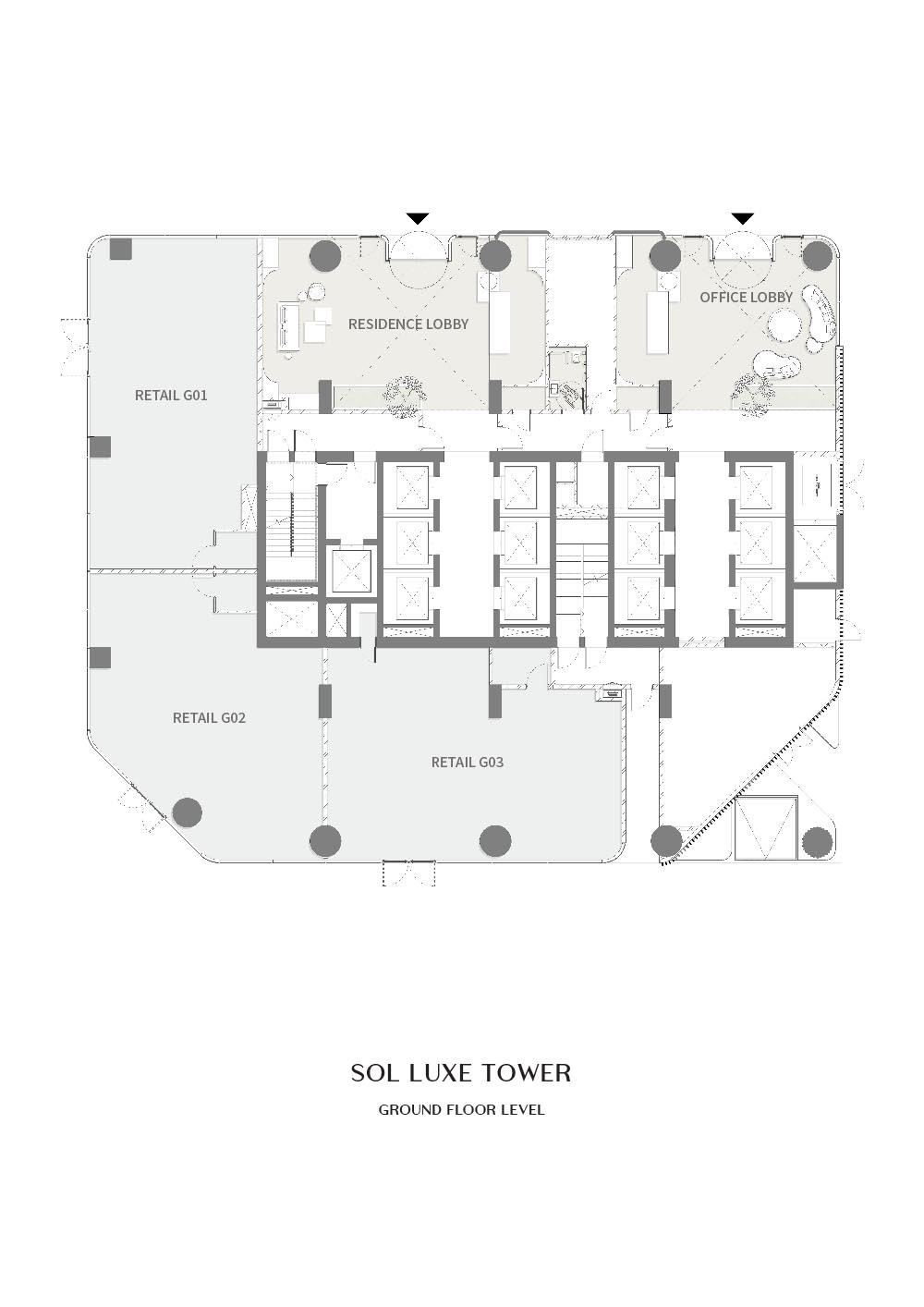 Sol Luxe Floor plan 1