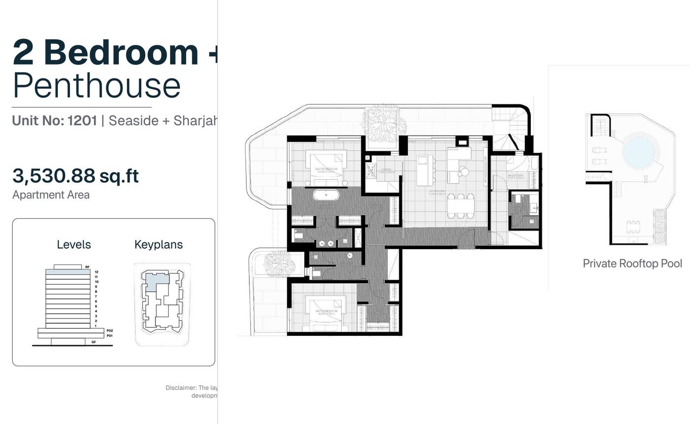 Marea Residences at Dubai Islands Floor plan 4