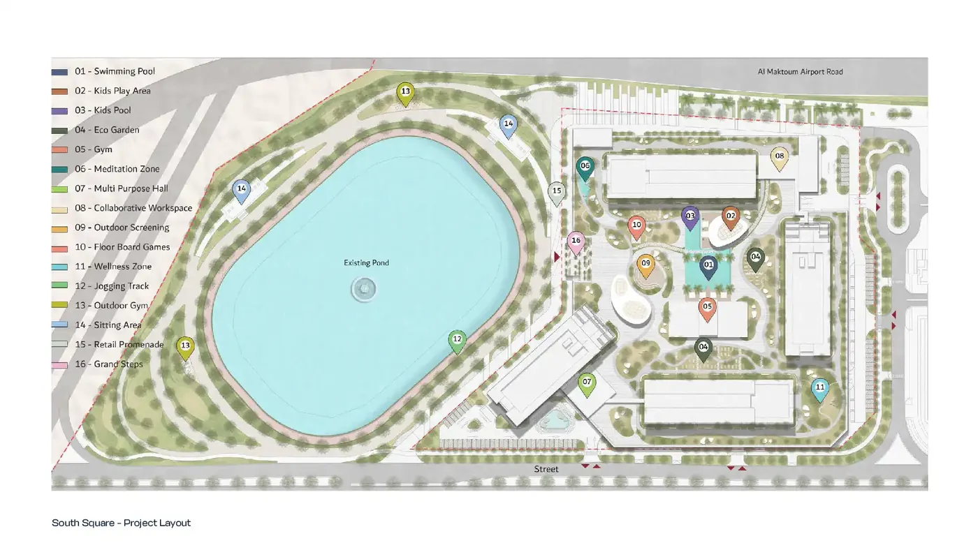 South Square at Dubai South Master plan