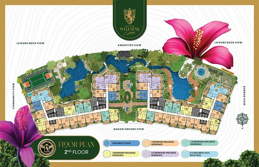 Vincitore Wellness Estate at Majan Floor plan 2