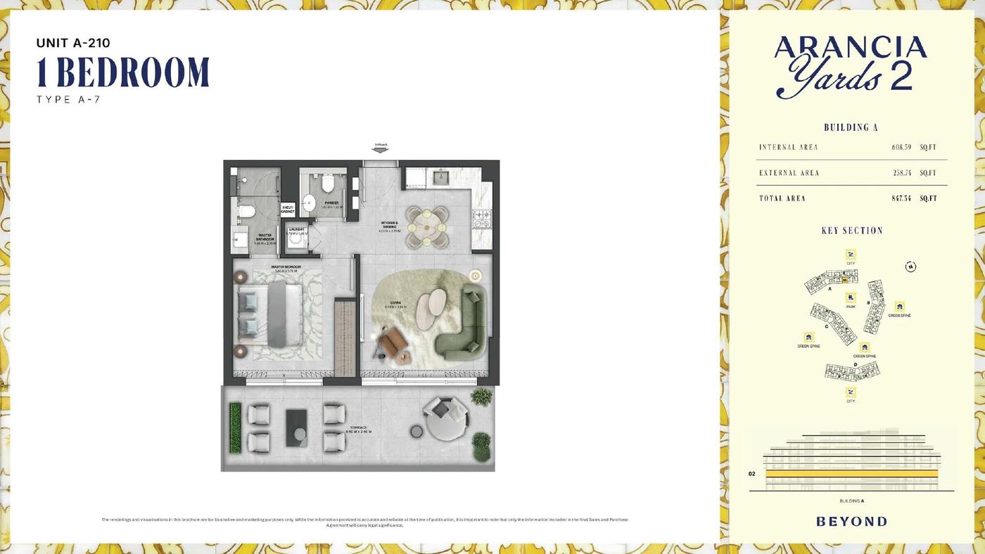 Arancia Yards 2 by Beyond Floor plan 1