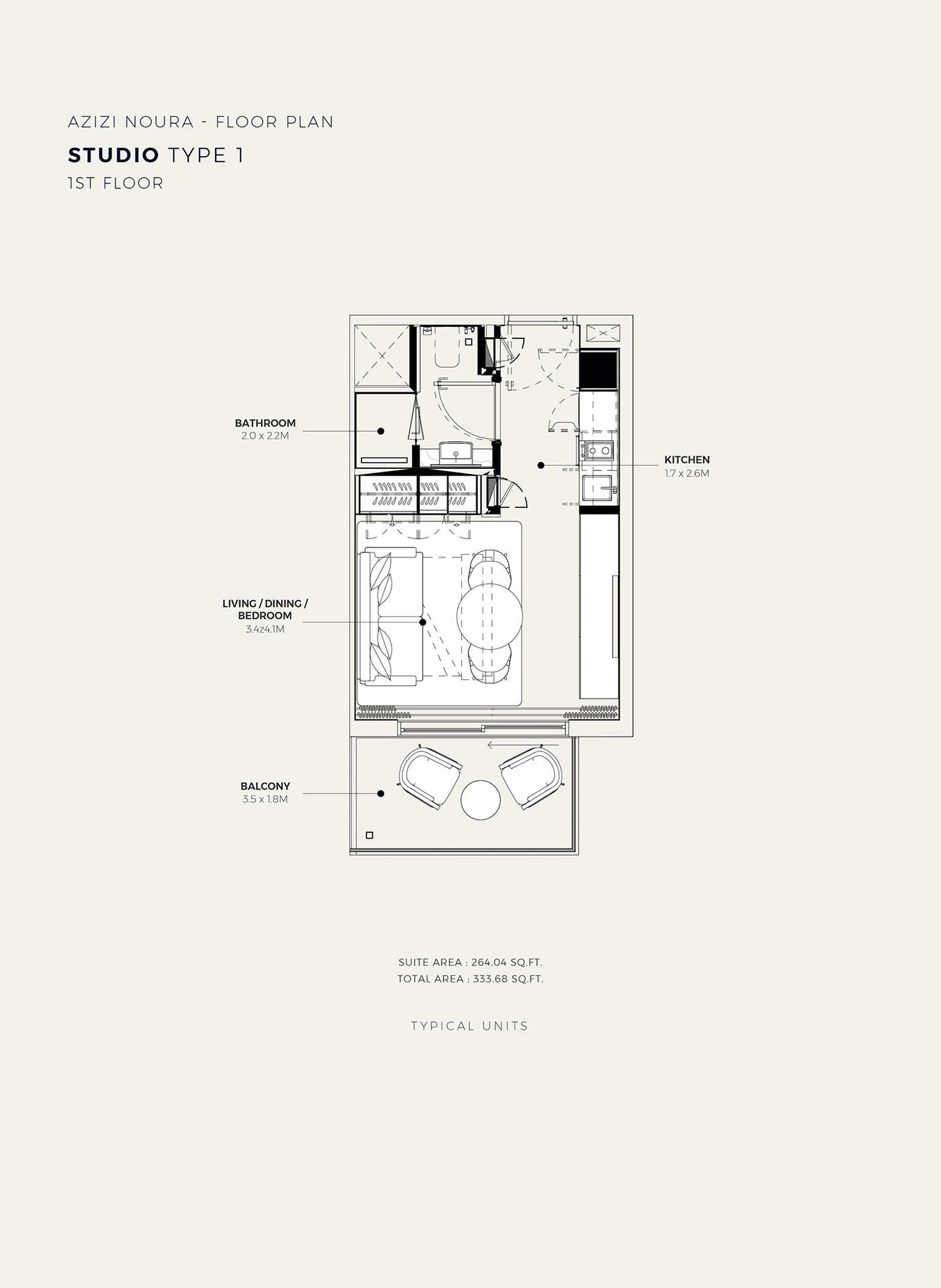 Azizi Noura Floor plan 1