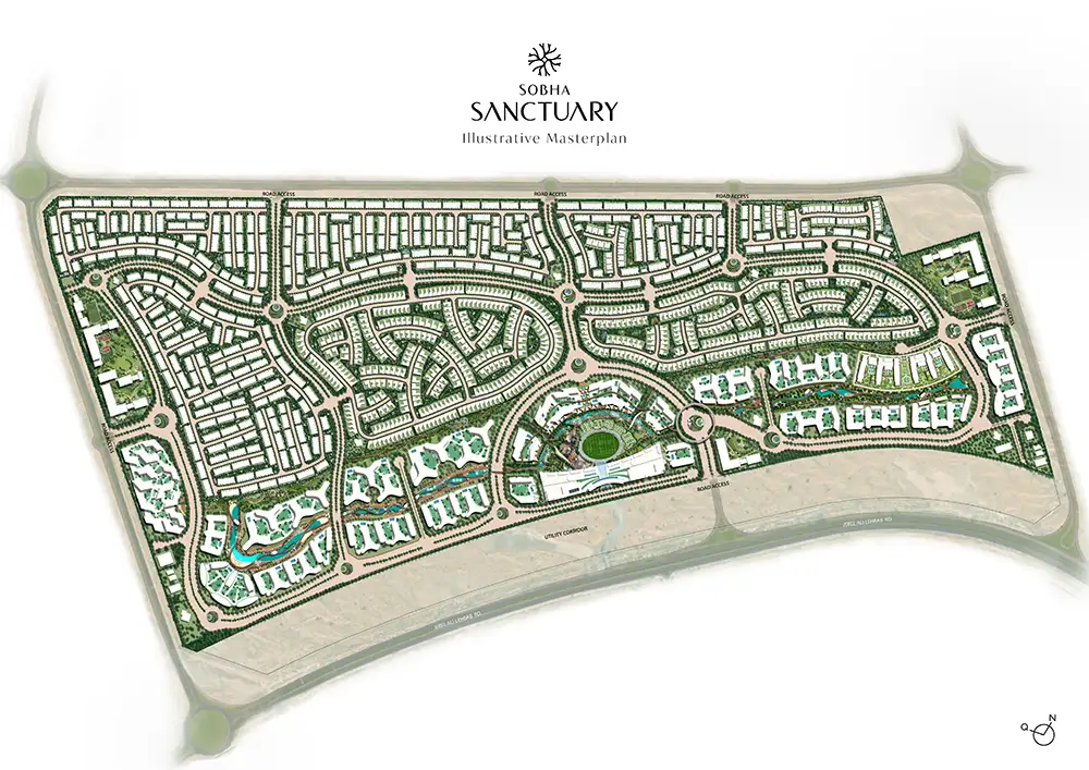 The Woods at Sobha Sanctuary Master plan