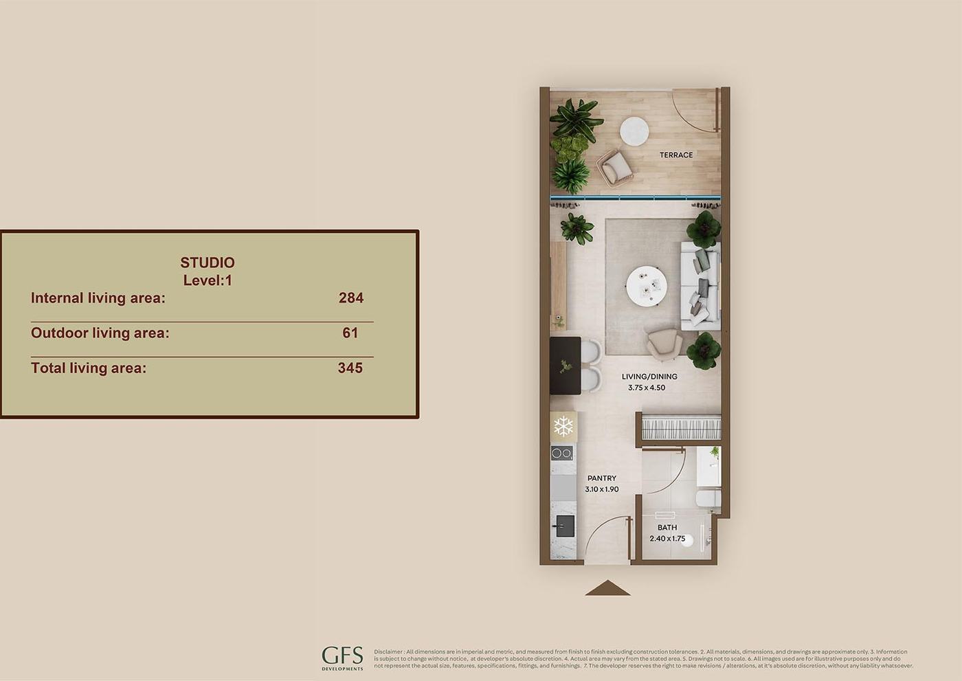 Coventry Cove by GFS Floor plan 1