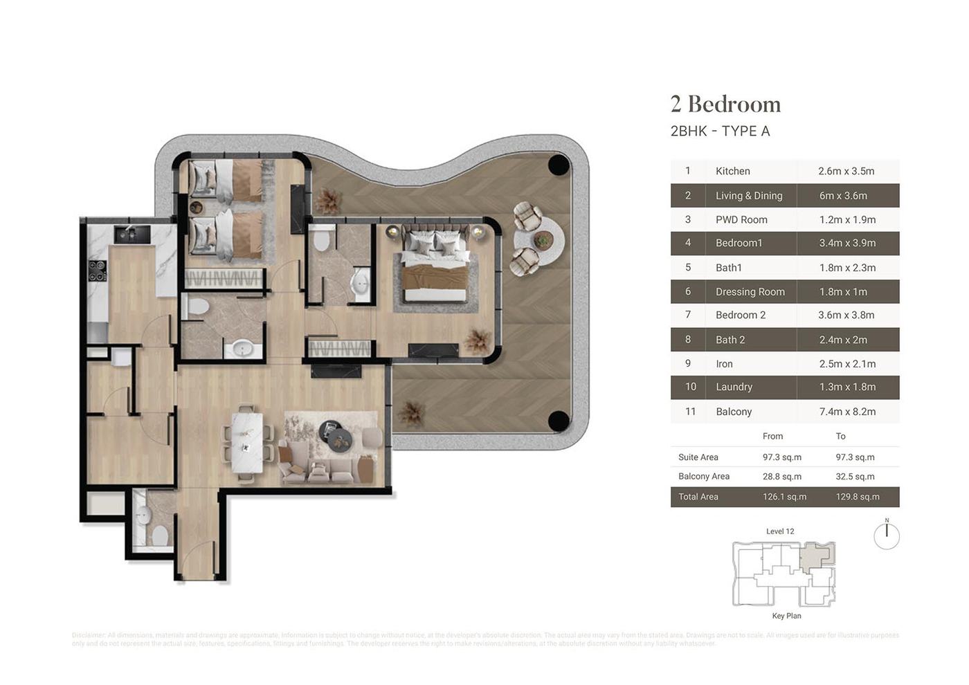 Orvessa Residences at Al Furjan Floor plan 3