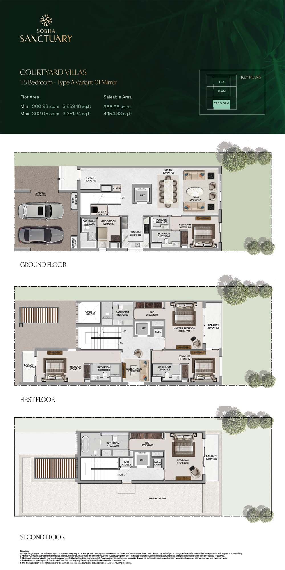 The Brooks at Sobha Sanctuary Floor plan 2