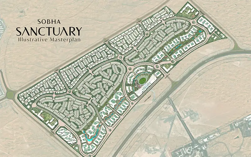 The Brooks at Sobha Sanctuary Master plan