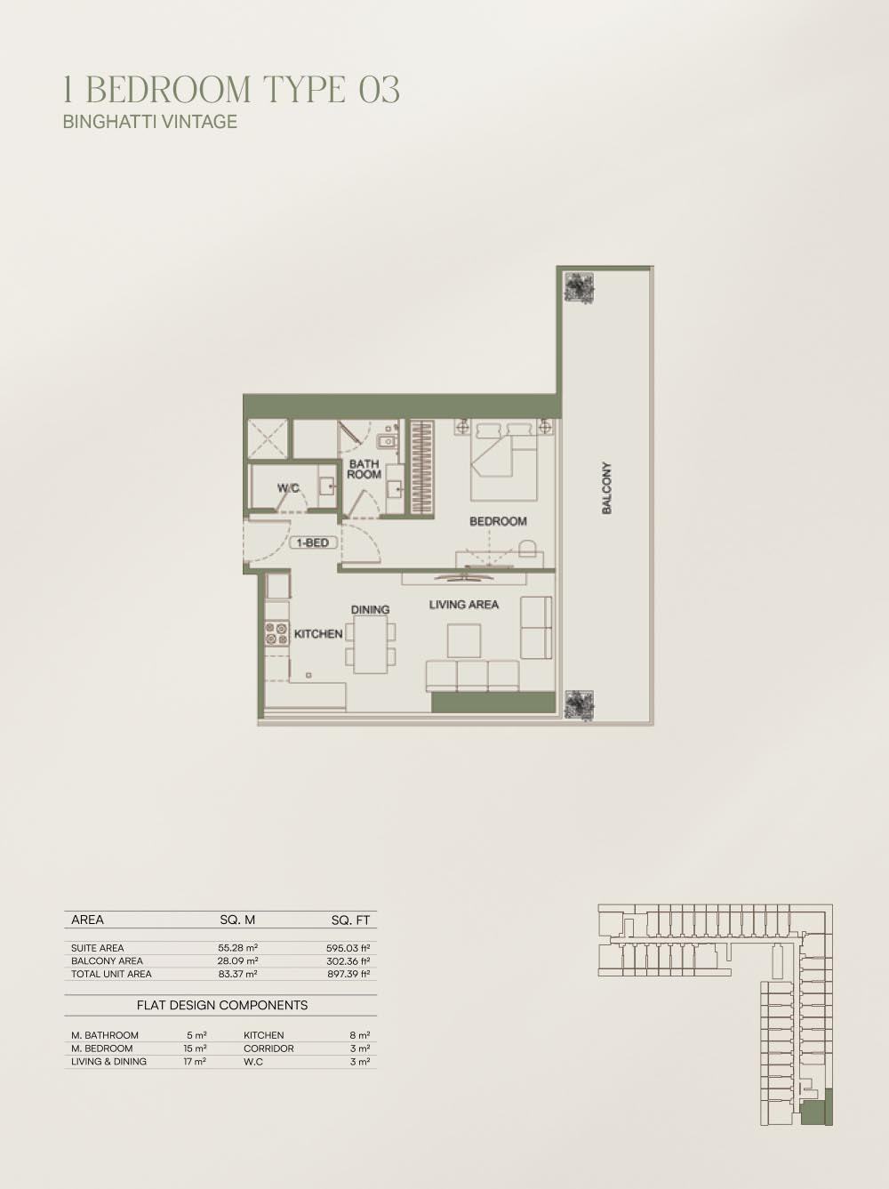 Binghatti Vintage Floor plan 2