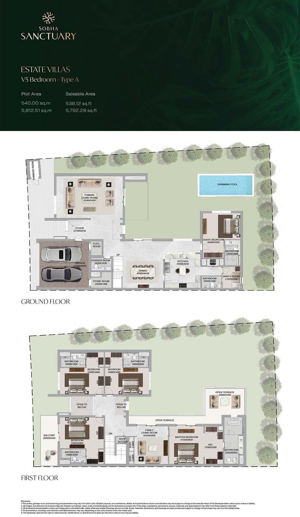 The Grove at Sobha Sanctuary Floor plan 2