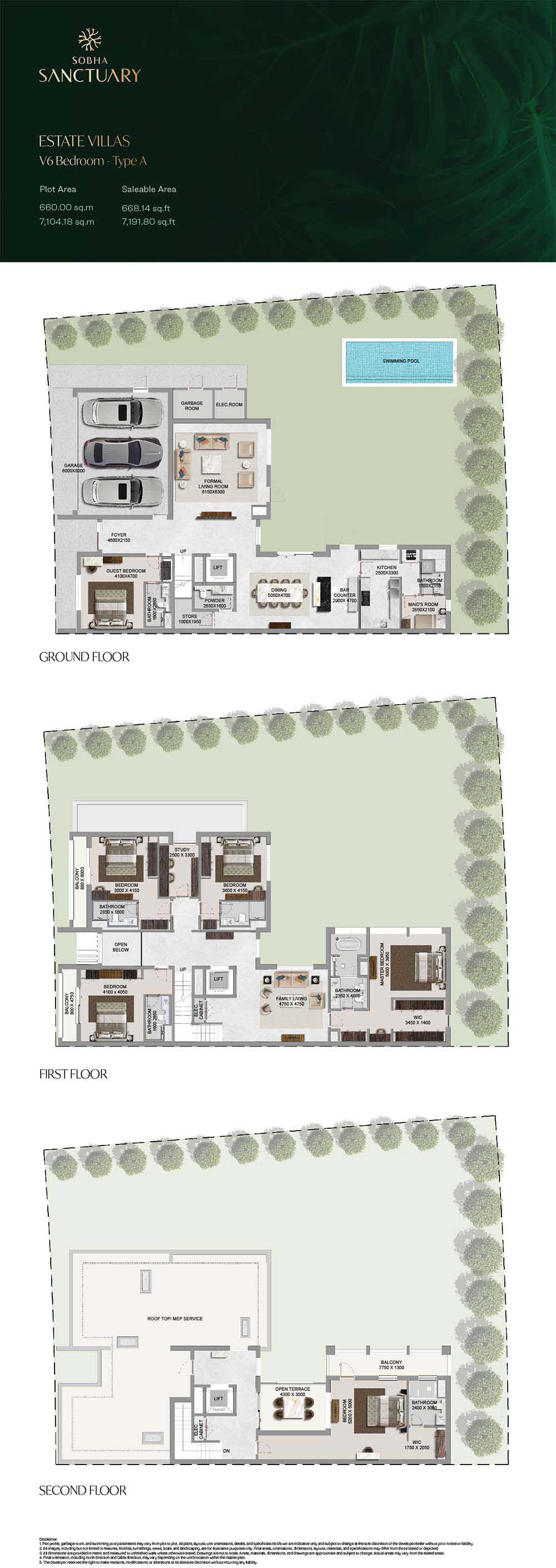The Grove at Sobha Sanctuary Floor plan 3