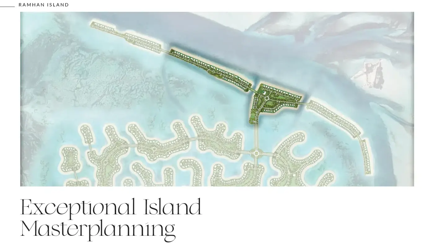 Infinity Island Villas at Ramhan Island Master plan