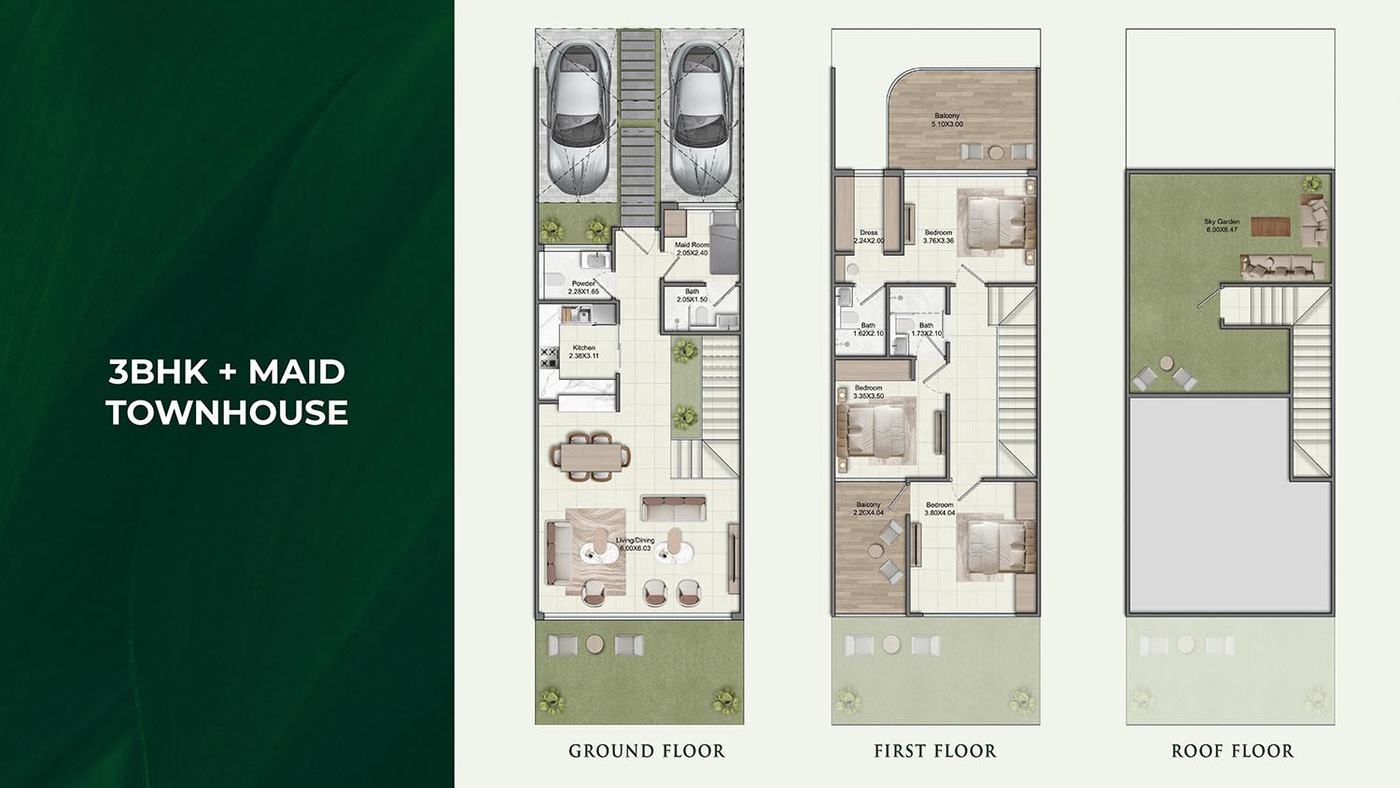 Greenz by Danube Floor plan 1