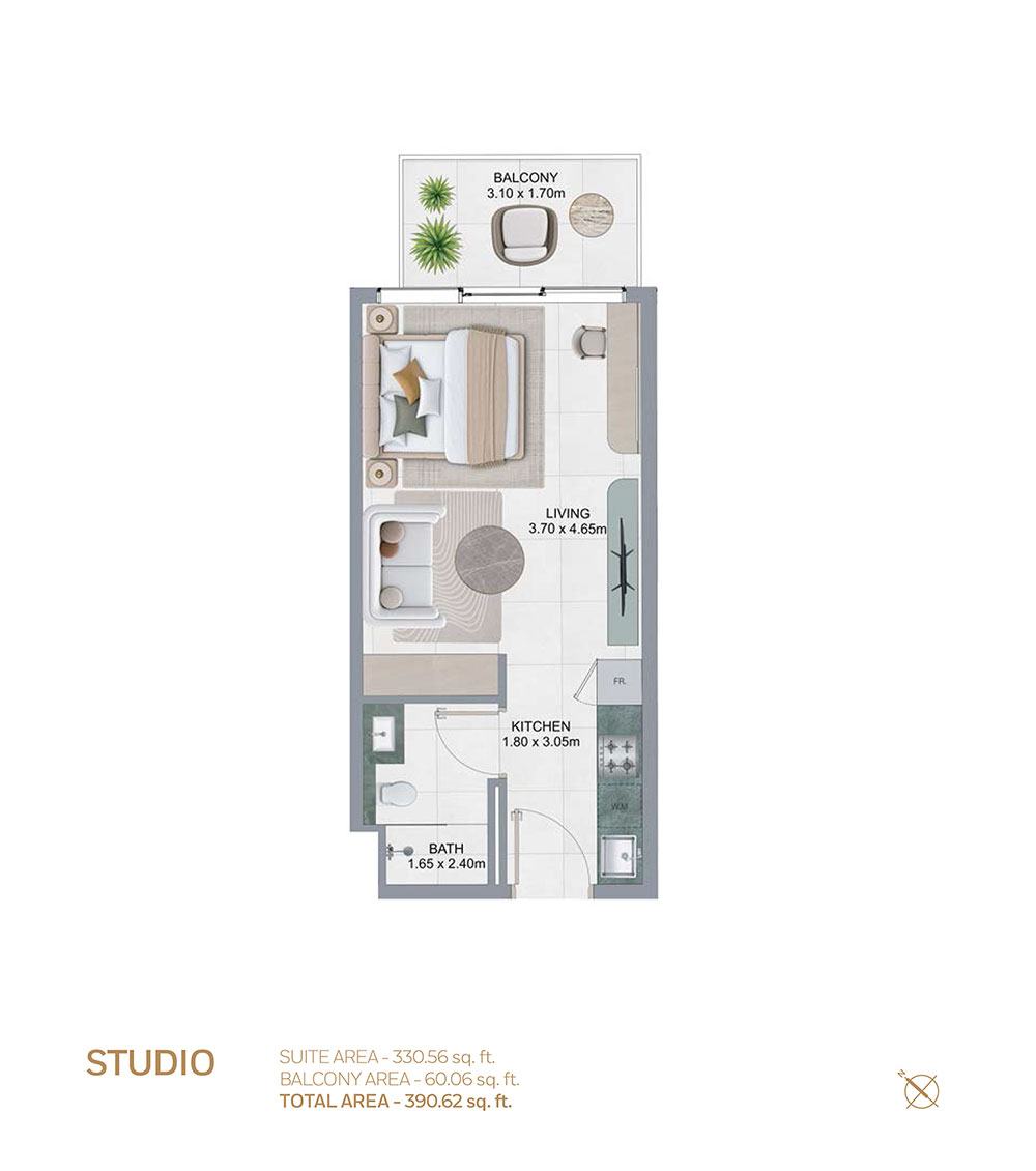 Lawncrest by Zimaya Floor plan 1