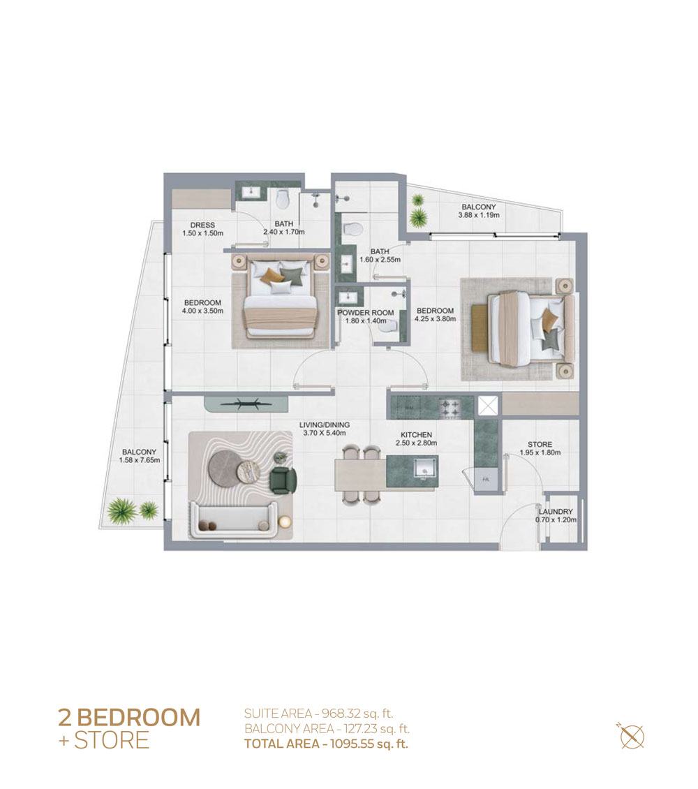 Lawncrest by Zimaya Floor plan 3