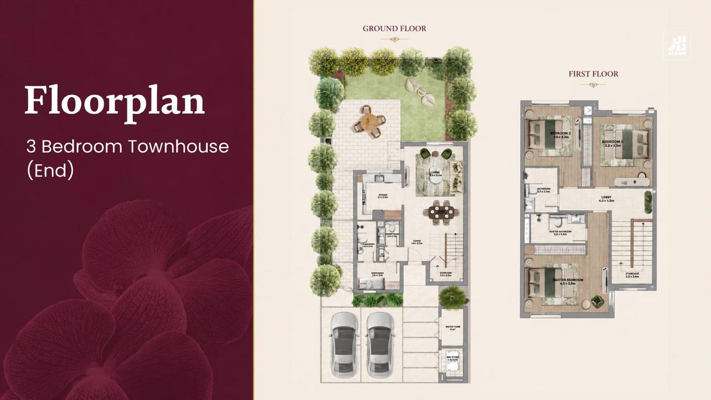 Yas Acres The Orchids Floor plan 2
