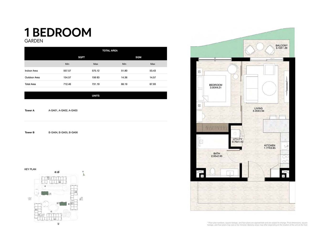 Lunara at The Strand Floor plan 1