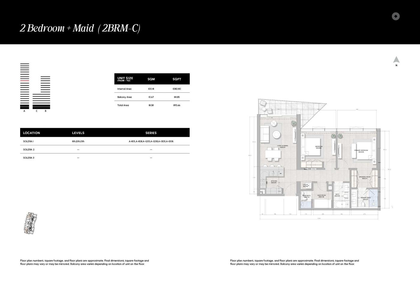 Solera at Downtown Mina Floor plan 3