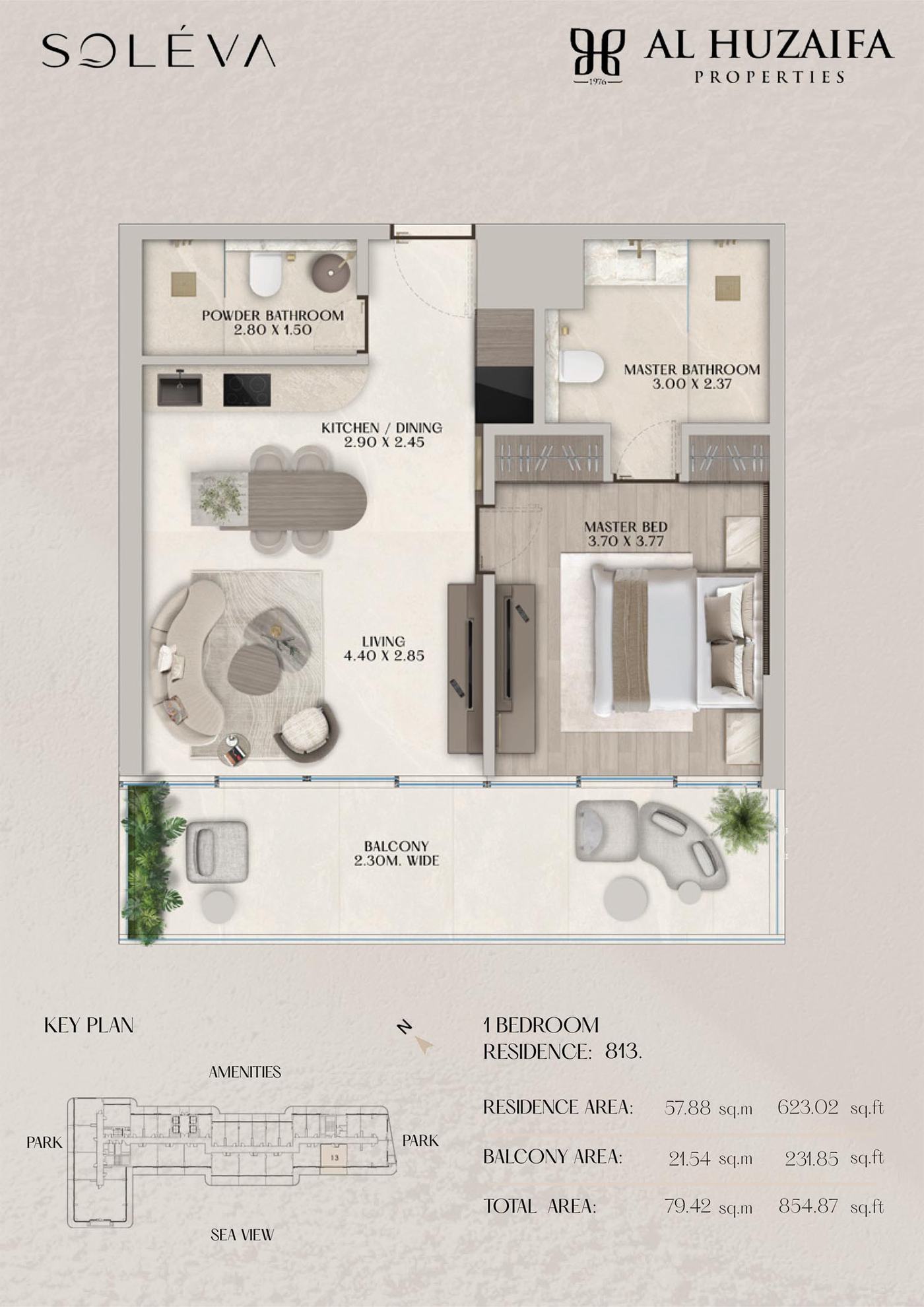 Soleva Beach Residence Floor plan 2