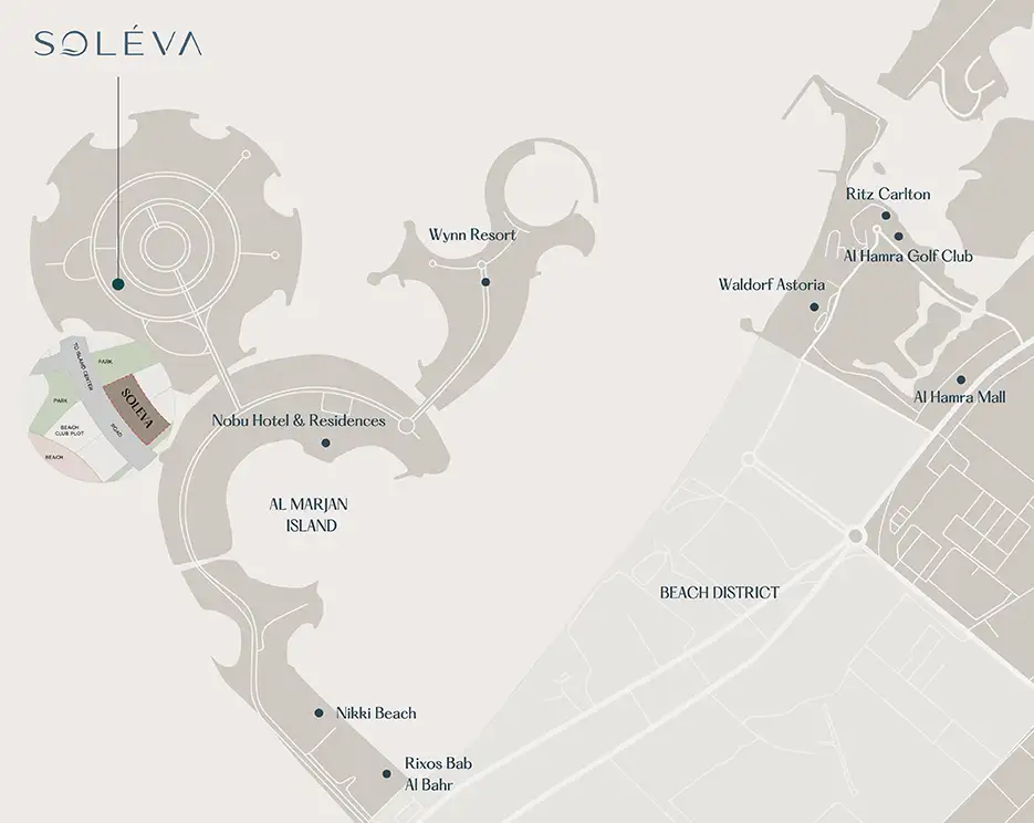 Soleva Beach Residence Master plan