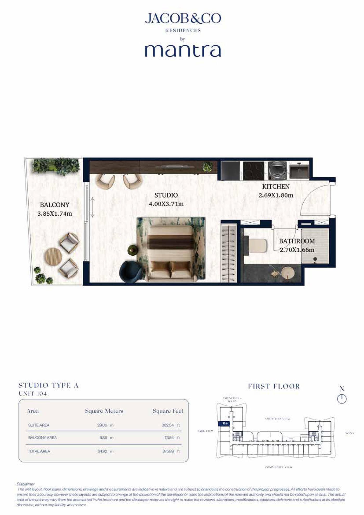 Mantra Jacob and Co Residences Floor plan 1