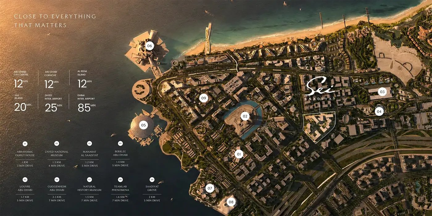 Sei Saadiyat 2 by Aldar Master plan